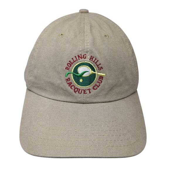 Rolling Hills Racquet Club Slideback Hat Brown One Size American Needle - Picture 1 of 10